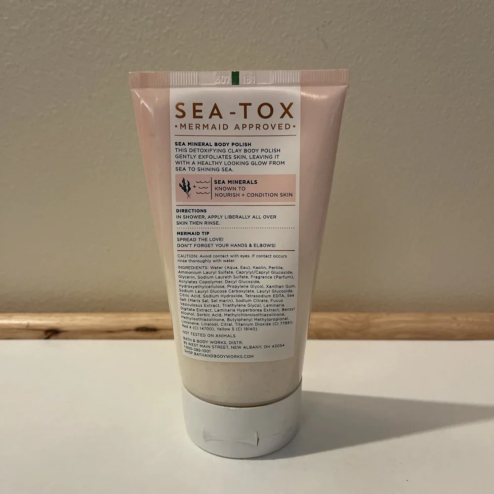 Bath‎ & Body Works Sea-Tox  SeaTox 8 oz  Sea Mineral Body Polish Detox